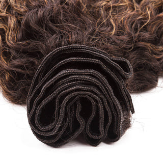 Cabelo Curly 40cm com Tecimento (100g) Ombré