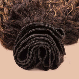 Cabelo Curly 60cm com Tecimento (100g) Ombré